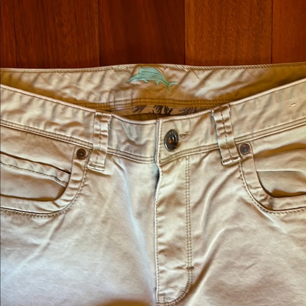 Tommy Bahama Cream Straight Cut Jeans
